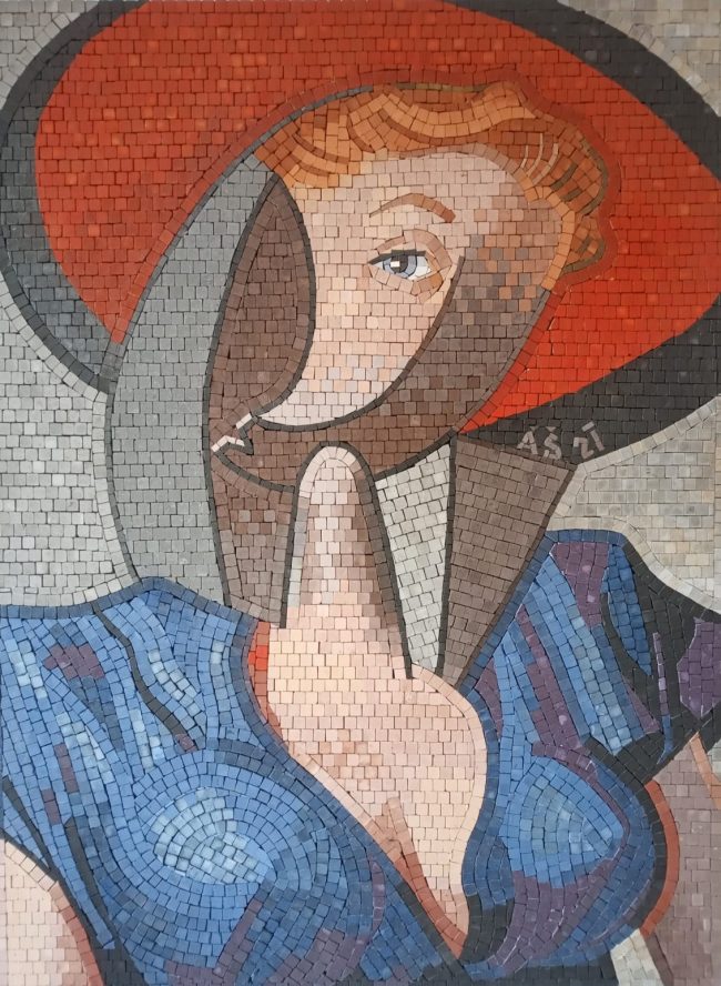 Adam Stech – Žena v červeném klobouku / Woman in a Red Hat