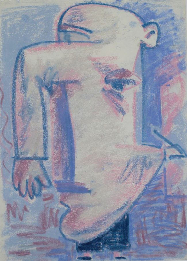 Adam Stech – Autoportrét jako hlava / Self portrait as a Head