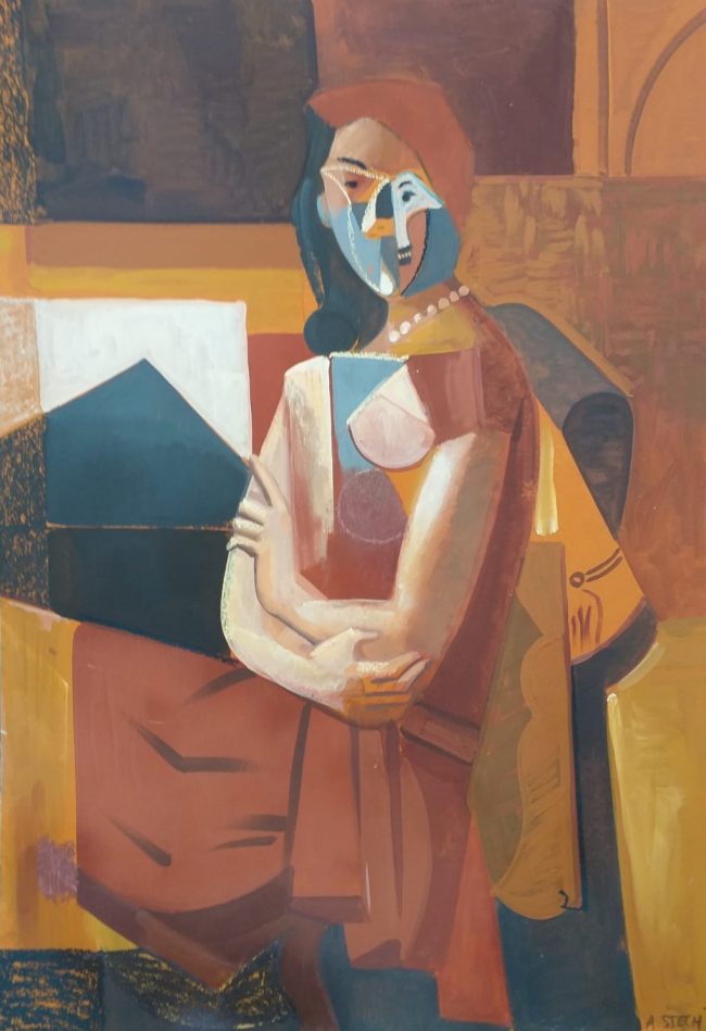 Adam Stech – Žena v křesle / Woman in a chair